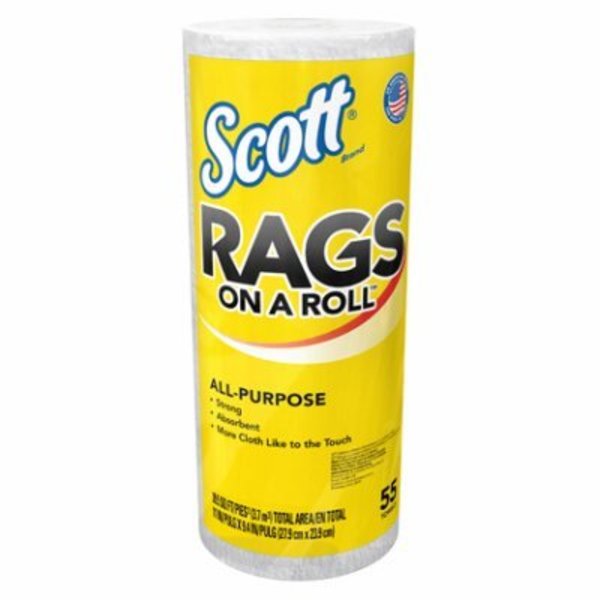 Kimberly Clark/Scott Diy Bus Scott Rags Roll Paper Towels, White 75230
